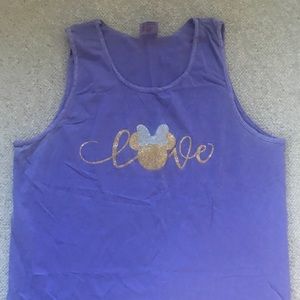 Custom Disney Comfort Colors Minnie Love Tank